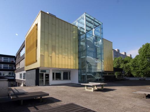 Erzb.Gymnasium Marienberg.Glastreppenhaus (c) Olaf Gruschka Erzb.Gymnasium Marienberg.Glastreppenhaus