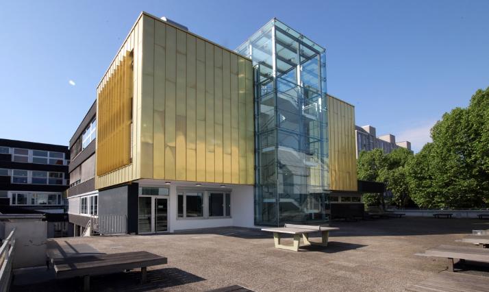 Erzb.Gymnasium Marienberg.Glastreppenhaus (c) Olaf Gruschka Erzb.Gymnasium Marienberg.Glastreppenhaus