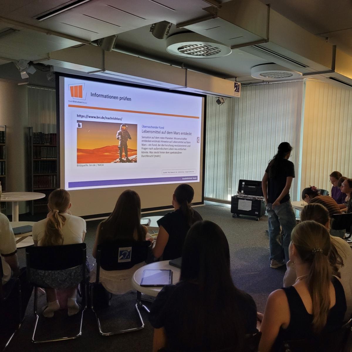 KI-Workshop der Klasse 8c