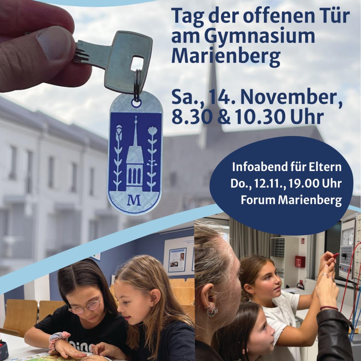 Tag der offenen Tür - Sa, 14.11. - 08:30 und 10:30 Uhr