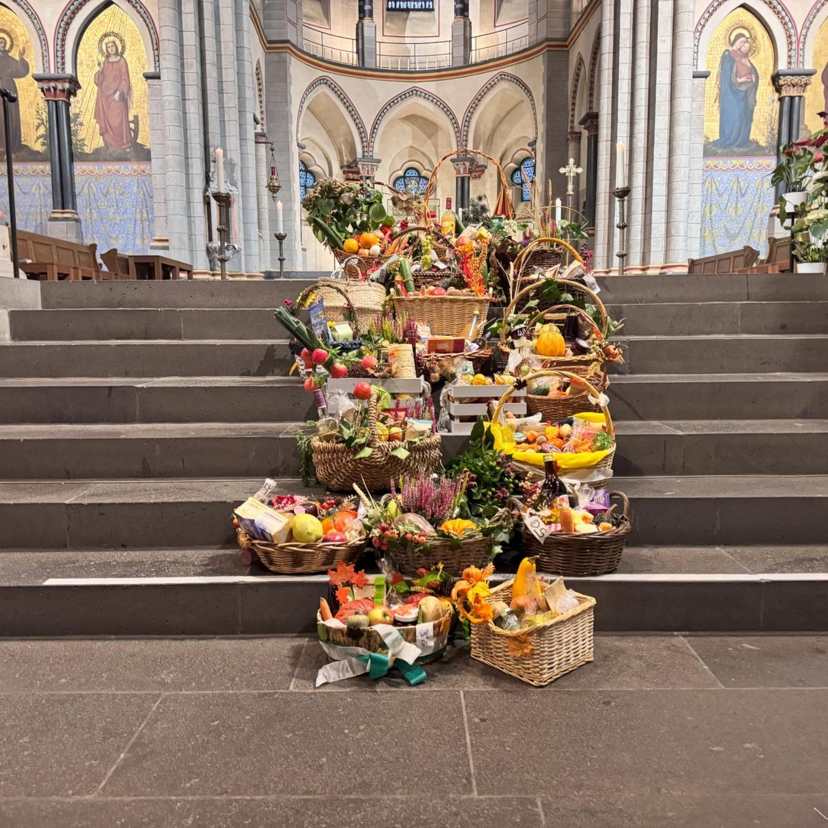 Erntedank am Marienberg: Eine spendenreiche Tradition