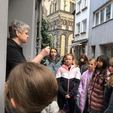 Welttag des Buches mit der 5c im Bücherhaus am Münster