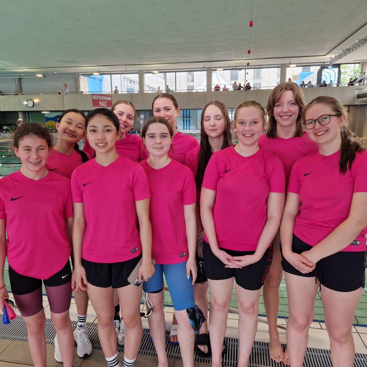 1. Platz bei der Kreismeisterschaft Schwimmen! 