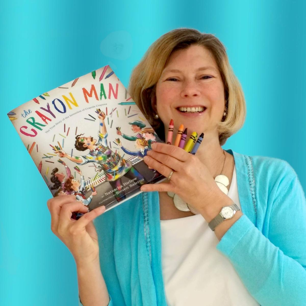 Virtual Author Visit 'The Crayon Man' by Natascha Biebow